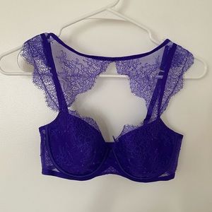 NWOT purple lace bra top